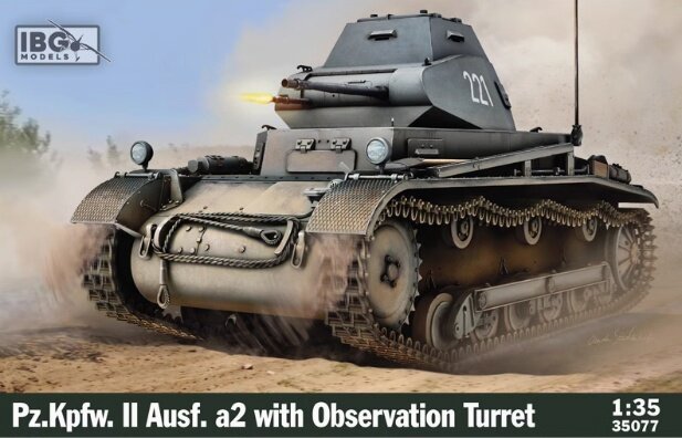 35077 1/35 Pz.Kpfw. II Ausf. a2 with Observation turret