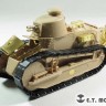 ETMODEL E35-199 Травление на Французский лёгкий танк FT-17