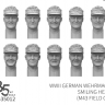 FG35012 1/35 фашистские морды в кепи М43