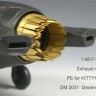  DM 2031  1/48 Lockheed F-35 A/C Lightning II - PE Exhaust Nozzle For Kittyhawk