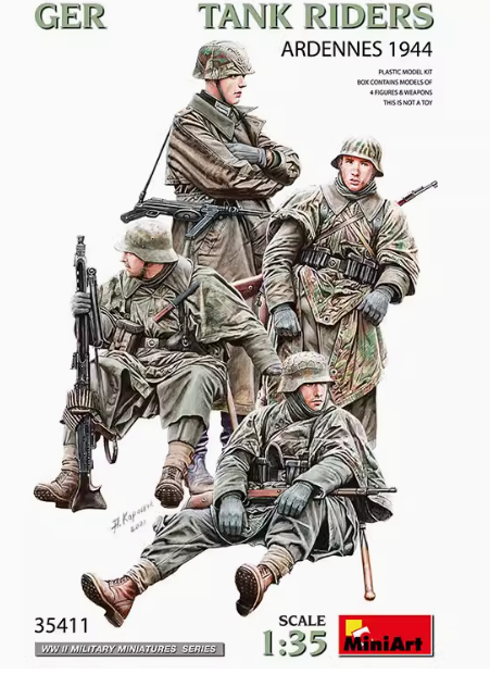  Miniart 35411 танковый десант 1944 г