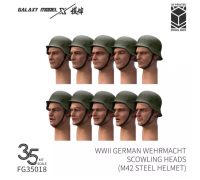 FG35018 1/35 фашистские морды в каске М42