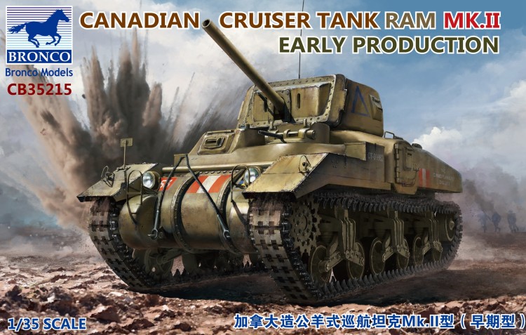 CB35215  1/35 Canadian Cruiser Tank Ram MK.II Early Production 