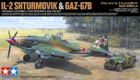 25212  1/48 Ilyushin IL-2 Shturmovik & GAZ-67B