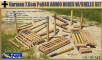 16GM0014 1/16  Снаряды и ящики к  PaK 40 