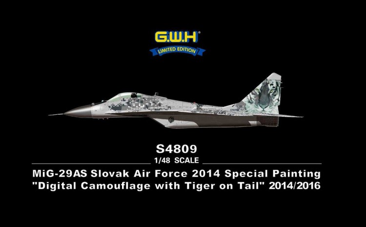 S4809 1/48 MiG-29AS ВВС Словакии . Ограниченная серия 