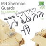 T-Rex 35023 1/35 M4 Sherman Guardrail с литым корпусом