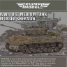 P72014 1/72 Sherman M4A3E8 с доп. броней из мешков с песком и траками  T66