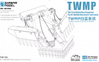 SH35006 1/35 TWMP (The Track width mine plough unit) For M1 ABRAMS Main Battle Tank Family