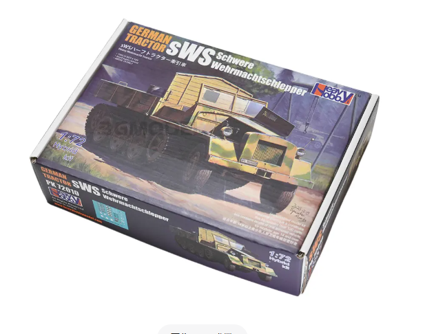 720010 1/72 sWS Полугусеничный транспортер с 3Д деталями,
