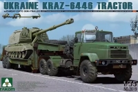 2019 1/35 Ukraine KraZ-6446 Tractor w/ ChMZAP-5247G Semi Trailer