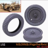 PE-35156 1/35 Sd.Kfz.250/Sd.Kfz.10 (комплект колес 3Д )