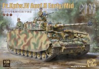  BT-005 Panzer IV H EARLY& MIDDLE (2 IN 1) 1\35 (мет.ствол+травление, 4 фигуры)