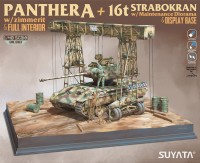  NO 001 1:48 Panther A + 16T Strabokran w\ maintenance diorama + display base