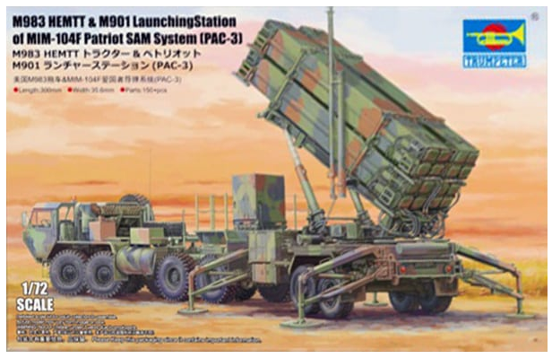 07157 1/72 M983 HEMTT & M901 Launching Station w/ MIM-104F Patriot SAM System (PAC 3)